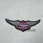 英國風徽章貼布、個人化裝飾、臂章、胸章、電繡裝飾貼--E0147