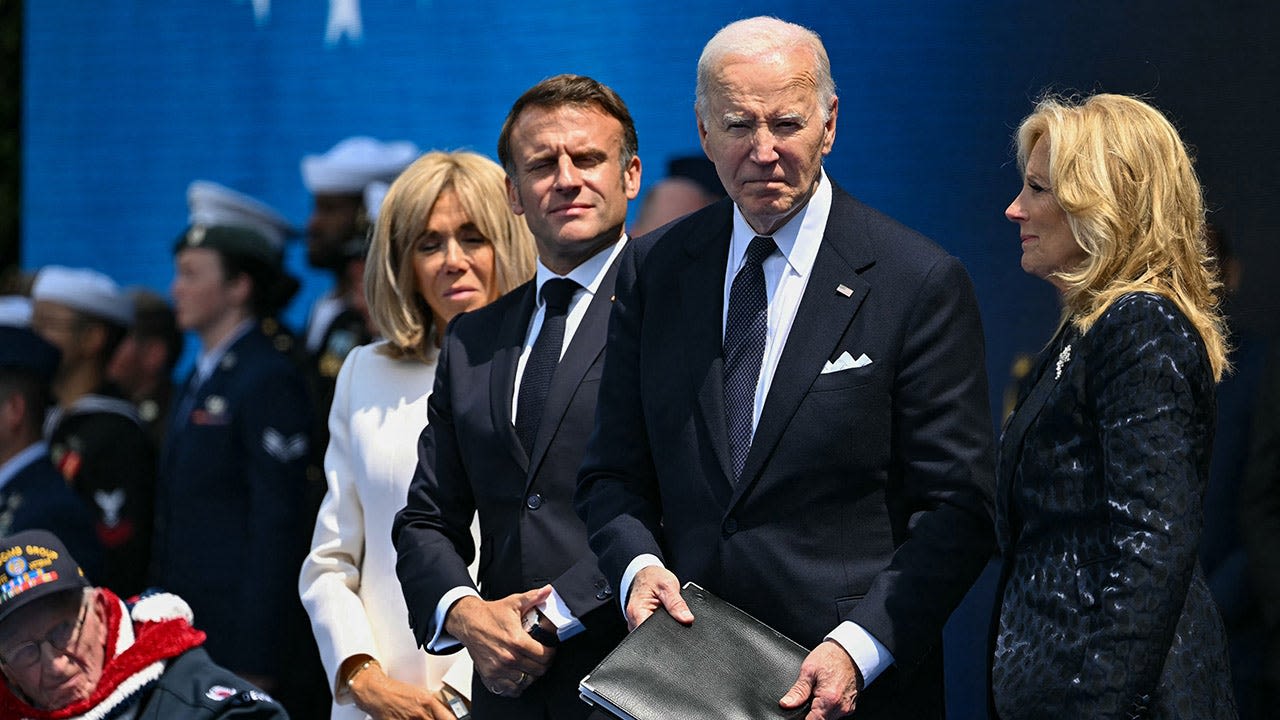 Biden commemorates D-Day at Normandy, calling on allies to repel 'tyrant' Putin in Ukraine