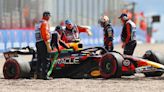 Under-pressure Red Bull Pérez spins out of Q1