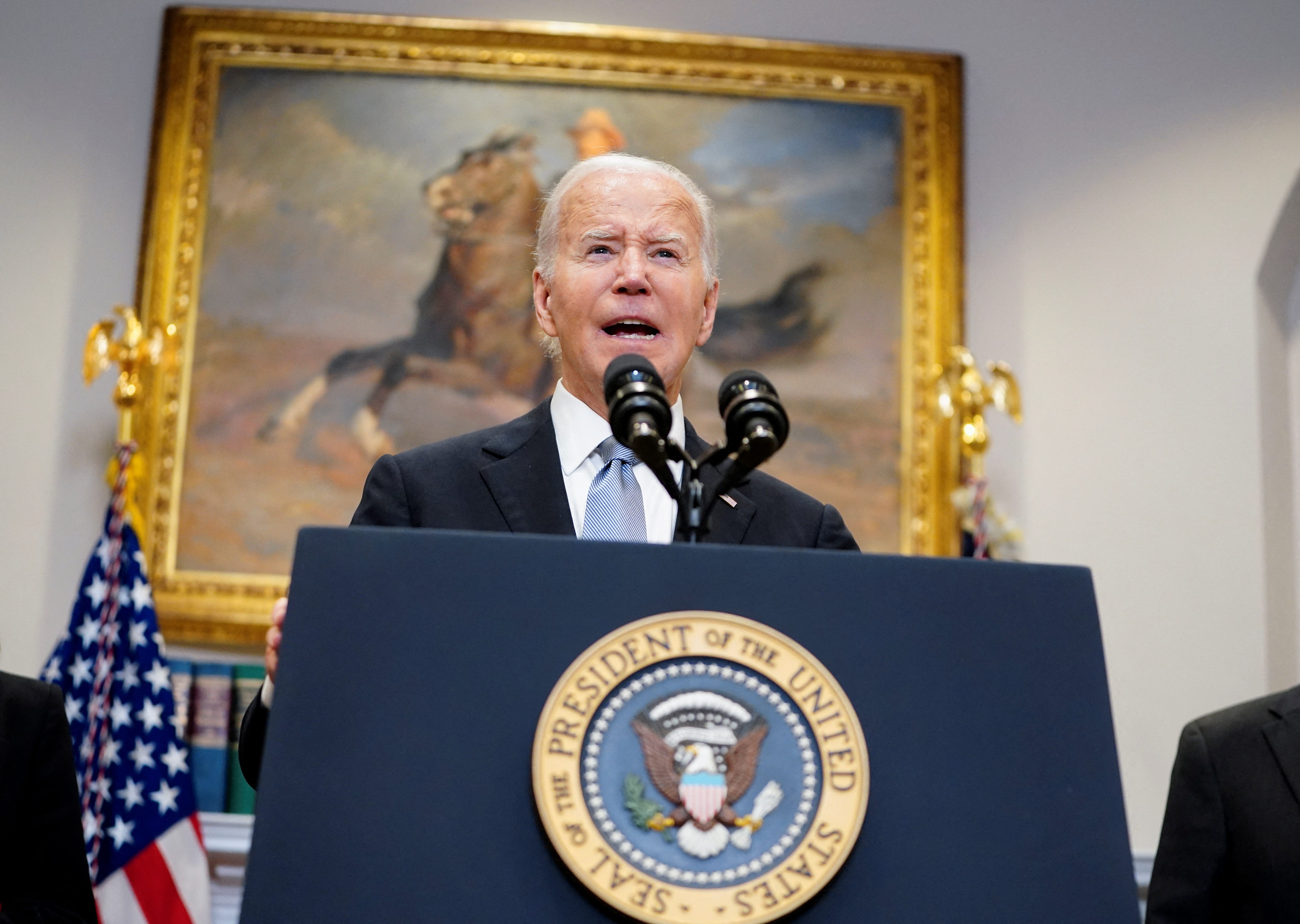Joe Biden says politics can't be 'a battlefield' after Donald Trump assassination attempt