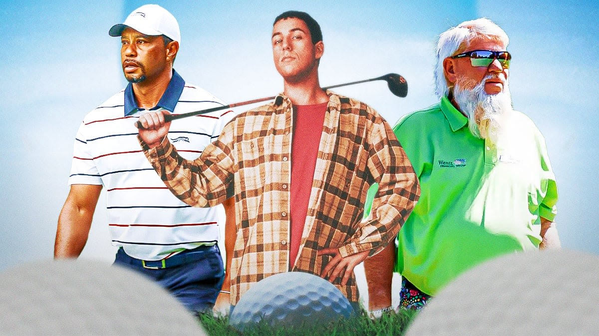 Adam Sandler dishes on Tiger Woods, John Daly's potential roles in Happy Gilmore 2