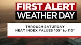 First Alert Weather Days: Heat index soars above 100