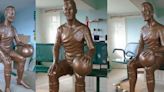 Pictures of Harry Kane statue 'kept in storage since 2020' emerge