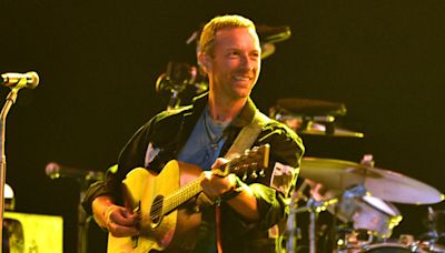 Michael J. Fox Joins Coldplay On Stage At Glastonbury Festival