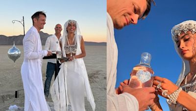 Joel Kinnaman Ties the Knot with Kelly Gale in Burning Man Wedding: 'Soulmates'