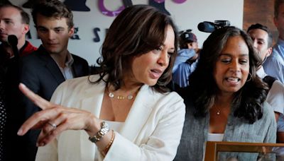 Kamala Harris repunta en estados indecisos de cara a elección de su vicepresidente - La Tercera