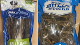 Thousands of bags of dog treats sold nationwide recalled over potential metal contamination