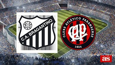 Bragantino 1-0 At. Paranaense: resultado, resumen y goles