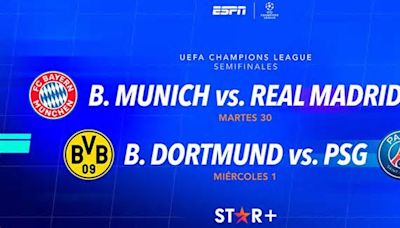 ESPN trae las apasionantes semifinales de la UEFA Champions League a STAR+