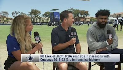 Ezekiel Elliott talks to Slater, Rapoport about his return to Cowboys camp | 'Back Together Weekend'