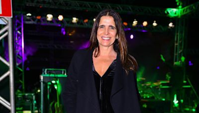 Malu Mader prestigia o marido Tony Bellotto em show do Titãs - OFuxico