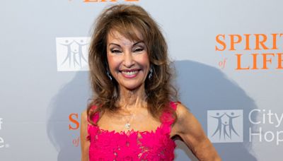 Susan Lucci wows in statement pink gown as she receives special honor at NYC luncheon