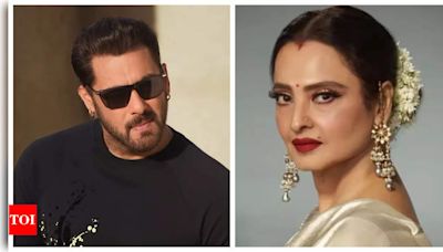 When Salman Khan confessed he wanted to marry Rekha | - Times of India