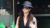 Anne Hathaway Wears All-Black Outfit While Running Errands in NYC