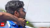 Paris Olympics: Dhiraj Bommadevara shines as Indian men archers secure direct quarterfinals berth | Paris Olympics 2024 News - Times of India