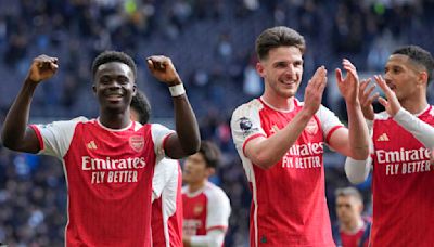 Arsenal beats Tottenham 3-2 and stays ahead in Premier League title race