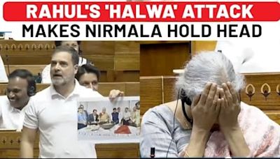 Rahul Gandhi's 'Halwa' Attack, Nirmala's Viral Reaction: Budget, NEET, Agniveer, Jobs | Full Speech