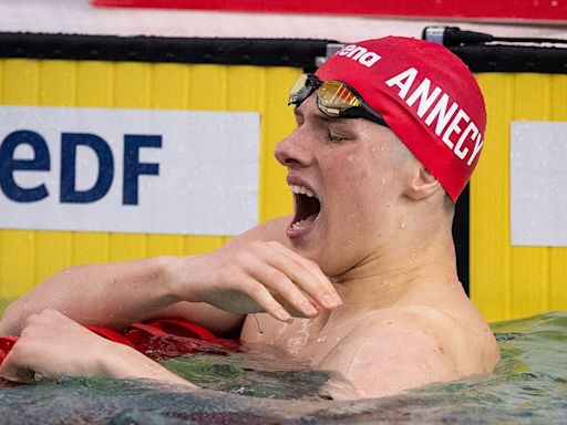 French swimmer Rafael Fente-Damers suffers shoulder injury as he achieves Olympic qualification