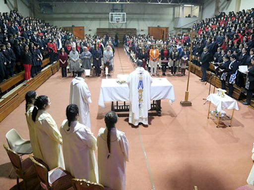 Con eucaristía celebraron los 135 años del Liceo María Auxiliadora