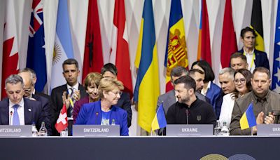 World leaders meet in Switzerland to discuss Ukraine peace roadmap. Russia is notably absent