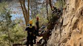 Crews rescue injured climber on Queens Bluff in Clarksville