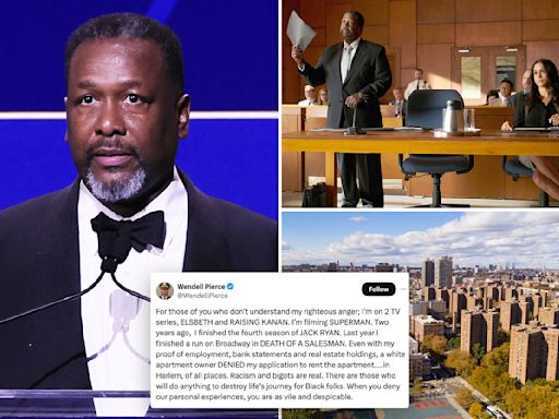 ‘Suits’ star Wendell Pierce claims he was denied housing in Harlem over race: ‘Vile and despicable’