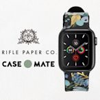 美國 Rifle Paper Co. x CM 限量聯名款 Apple Watch 38-40mm 錶帶 - 花園派對 - 藍