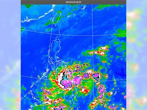 菲國南方上空出現「旋轉雲系」 鄭明典：外圍水氣恐影響台灣
