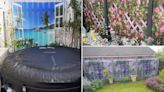 Garden lovers hit back at claim shower curtain fence trend is ‘tacky’