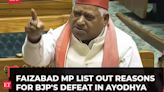 ‘Filth on the streets’: Faizabad MP Awadhesh Prasad slams BJP for neglecting Ayodhya