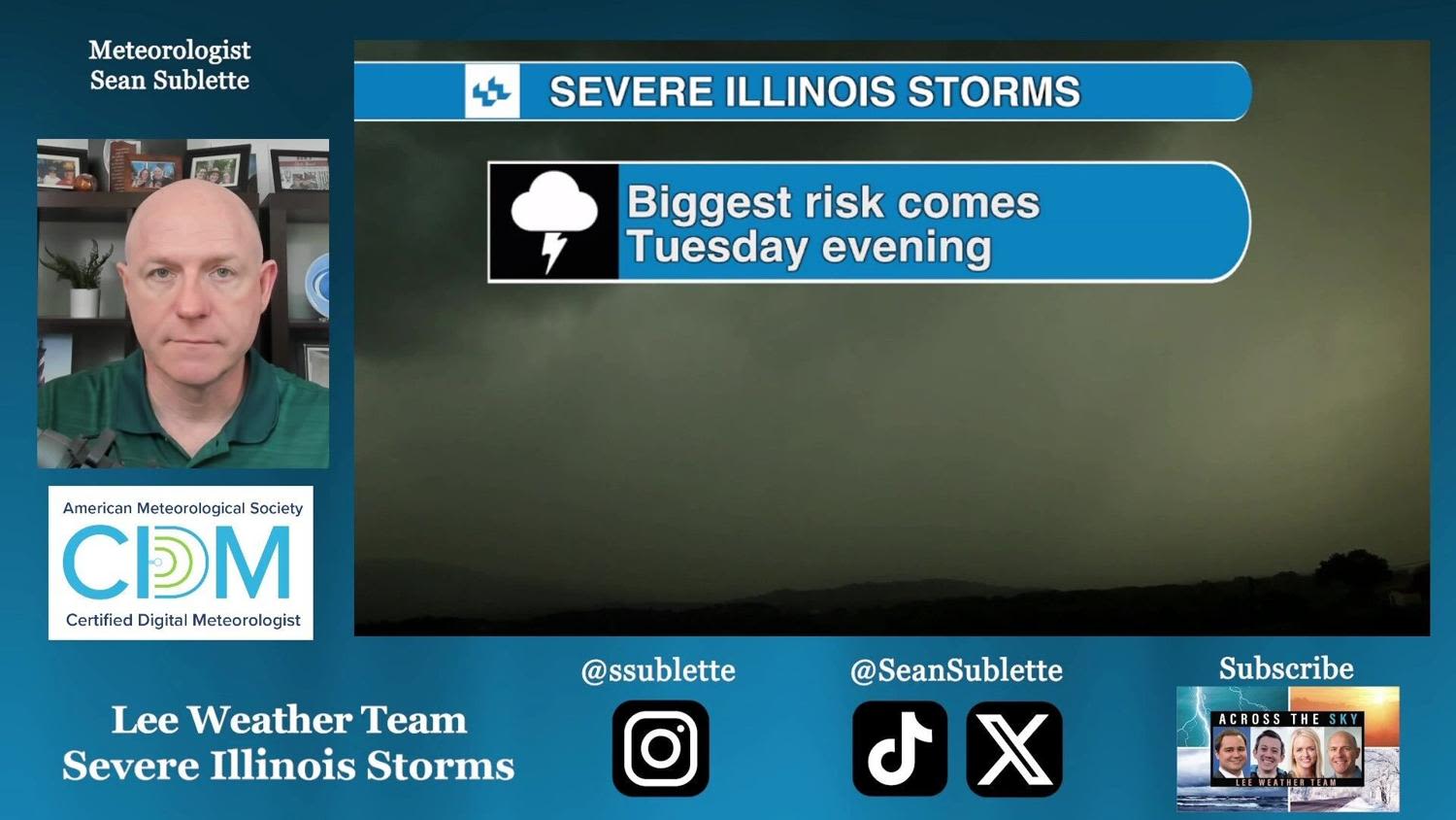 Severe storms in Illinois forecast Tuesday | Here's where they are expected first