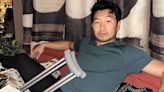 Simu Liu Reveals He's on Crutches After Tearing His Achilles Tendon