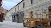 En marcha las obras en la fachada del Museo de la Merced tras el derrumbe