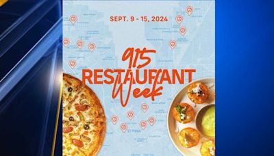 El Paso community invited to ‘915 Restaurant Week’