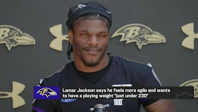 Zay Flowers on Lamar Jackson: 'I couldn't really tell (it was him) because he was so skinny' at practice
