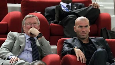 Sir Alex Ferguson made admiration for Zinedine Zidane clear with 15-word statement