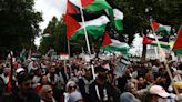 Four arrested at pro-Palestinian march