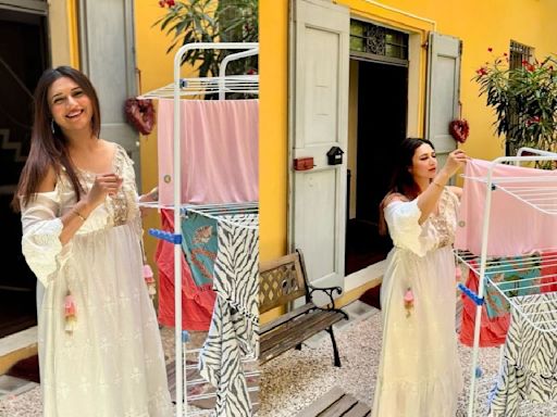 Divyanka Tripathi does 'laundry' next day after celebrating eighth wedding anniversary in Europe: View Pics