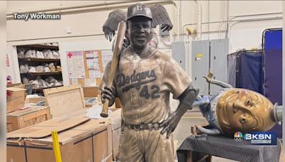 New Jackie Robinson statue ready to stand at McAdams Park