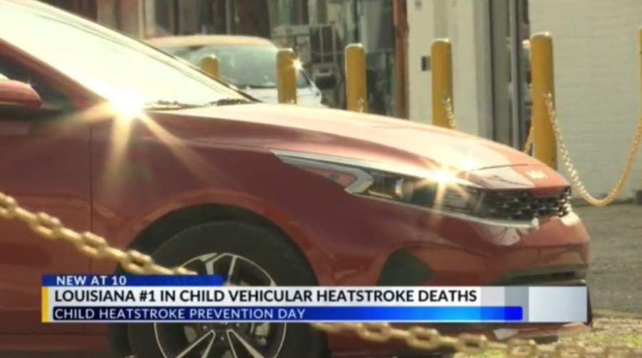 Louisiana leads nation in most child deaths from being left in vehicles