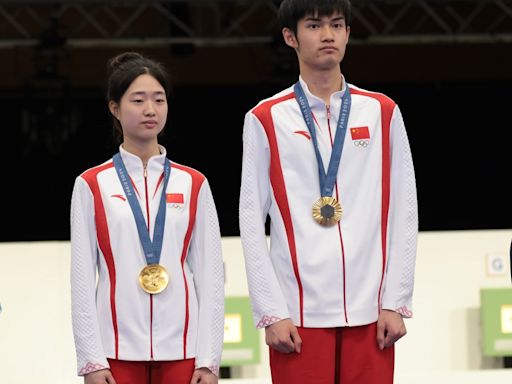 China's Huang and Sheng win first gold of Paris Games