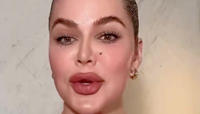 Khloe Kardashian accused of 'lying' in skincare video with 'glitch and filters'