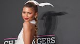 Zendaya shines in white sequin gown with tennis motif at Challengers UK premiere