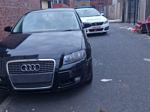 Audi driver ‘made off from police at speed’ and crashed into vehicles