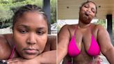 Lizzo Serves 'Main Character Moment' Vibes in Makeup-Free Bikini Video: Watch