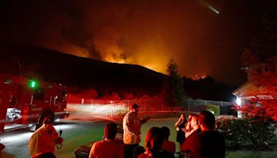 Evacuations ordered in Highland for Line fire, now at 3,330 acres, no containment