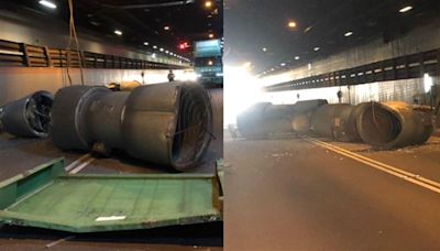騙過限高！旗津過港隧道內「飛機引擎大」鼓風扇被削落...求償天價900萬