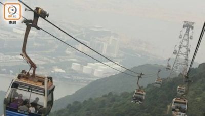 雷暴影響 昂坪纜車延遲開放