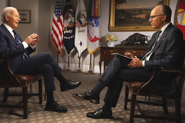 Trump “Talks About Bloodbath If He Loses,” Biden Reminds Lester Holt In Preview Of Primetime NBC Interview Tonight