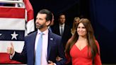 GOP power couple Donald Trump Jr. and Kimberly Guilfoyle are back on the Trump campaign trail. Here's a timeline of their relationship.